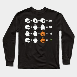 Halloween Mathematic Long Sleeve T-Shirt